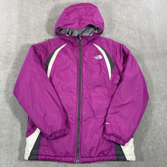 The North Face Girls XL (18) Pink And‎ White Hyvent Winter Puffer Jacket - Picture 1 of 5